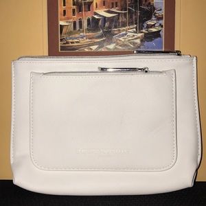 Emporio Armani White Cosmetic Bag